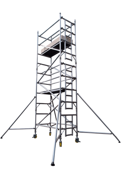 Mobile Scaffold Tower Hire | Single Width (4 M High)